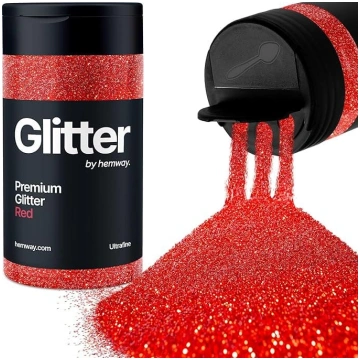 Hemway Red Glitter Ultrafine 130 g / 4,6 oz Pulver