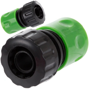 Ātrais savienojums dārza šļūtenei 3/4", zaļš - qui