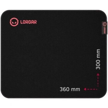 Lorgar Main 323, Gaming mouse pad, Precise control