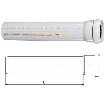 MAGNAPLAST DB caurule 100x2000 15260