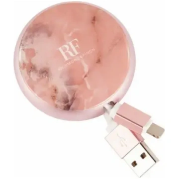 Richmond&Finch kabel zwijany USB-C/Microróżowy mar