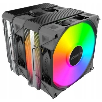 Chlodzenie CPU Montech NX600 ARGB Black chlodzenie