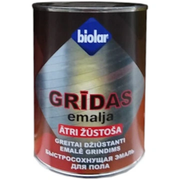 Krāsa BIOLAR grīdām ātri žūstoša brūna 2.6L 475049