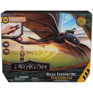 DRAGONS Interaktīvā figūra lidojošs Toothless 6074