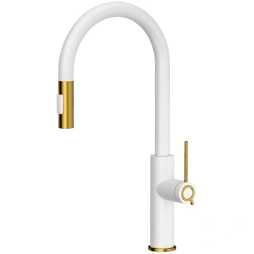 JENNIFER Q LINE SLIM SteelQ kitchen faucet with pu