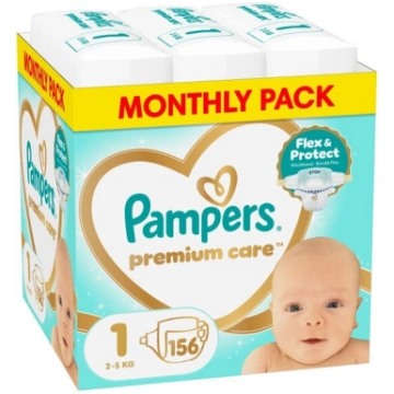 PAMPERS Premium Care izm. 1 (156 ks)
