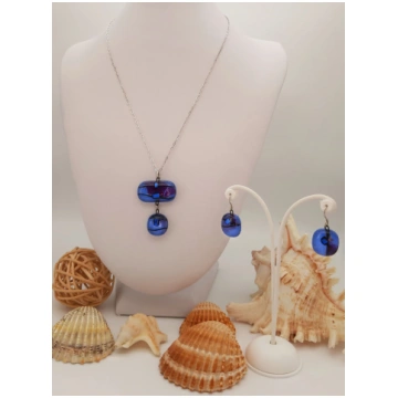 Parure "Ancona" di collana ed orecchini in argento