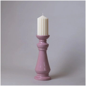 Svečturis, rozā Dailrade Ceramics