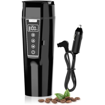 Nardea elektriskā auto tējkanna 12V/24V pārnēsājam