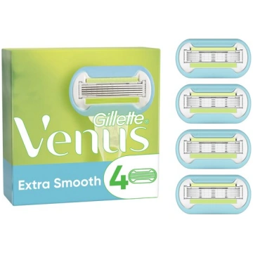 Skūšanas galvas Gillette Venus Extra Smooth, 4 gab