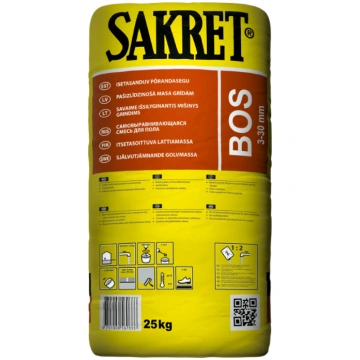 Maisījums Sakret BOS, izlīdzinošs, 25 kg