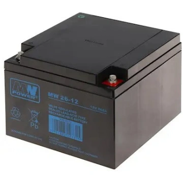 Hermētiska svina-skābes akumulators MW Power 12V 2