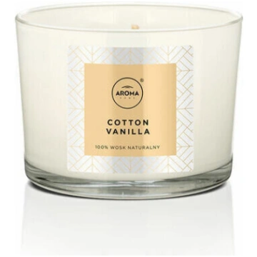 Aroma Aromātiskā svece Elegance 115 g, Cotton Vani