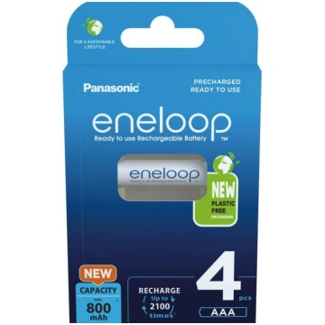 Panasonic Akumulators Aaa / R03 800mah 4 gab