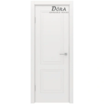 Krāsotas iekšdurvis DUO balta emalja (DUO_bal)