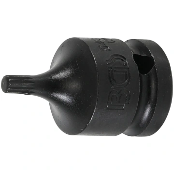 Impact bit socket | 12.5 mm (1/2") | Spline (for X