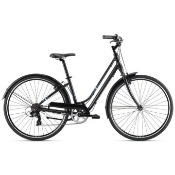Pilsētas velosipēds Liv Flourish 3 28", melns – S,