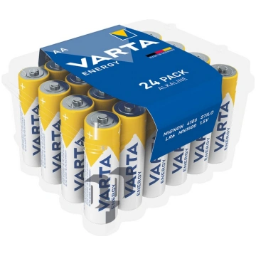 Baterijas AA,VARTA Energy box Alkaline, 24 gab./ie