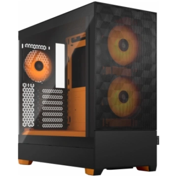 Fractal Design Pop Air RGB Orange Core TG Clear Ti