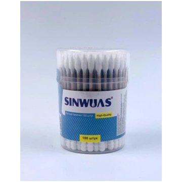 Vates tamponi "Sinwuas" art.0029 apaļa kaste 100ga