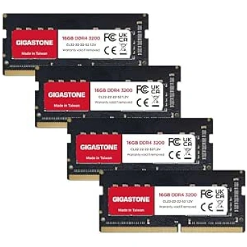 DDR4 RAM tikai klēpjdatoriem: GIGASTONE 64GB kompl