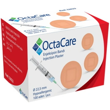 Плacтыpи для инъeкций “OctaCare” кpyглыe ø 22,5mm 