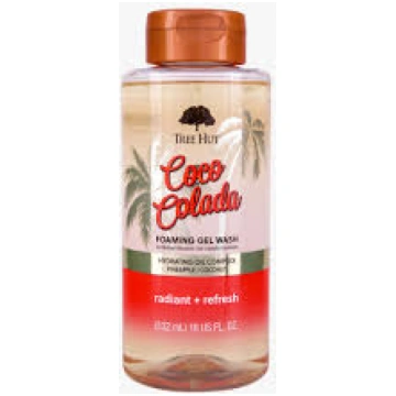 TREE HUT COCO COLADA FOAMING GEL WASH, MAZGĀŠANĀS 