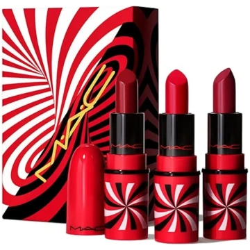 MAC Tiny Tricks Set: Mini, Matte, Cream Lipstick, 