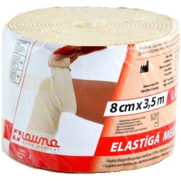 Elastīgā medicīniskā saite Lauma Medical - 8 cm x 