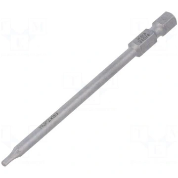 Screwdriver bit | hex key | HEX 2mm | 1/4" | Overa