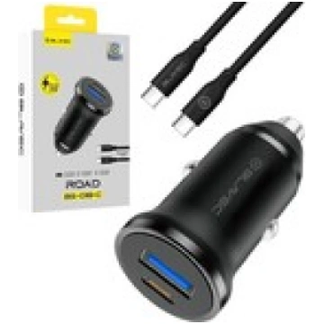 Blavec BS-01B-C Road auto lādētājs / 20W / PD, QC,