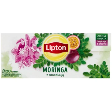 Lipton Moringa and Passion Fruit Flavored Herbal T