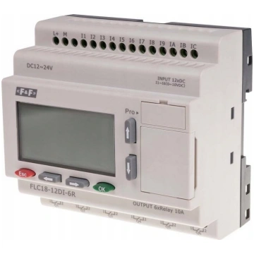 F&f Regulators Programmējams 12-24vdc Flc18-12di-6