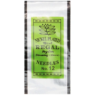 Niķelētas adatas pērlītēm Regal No.12