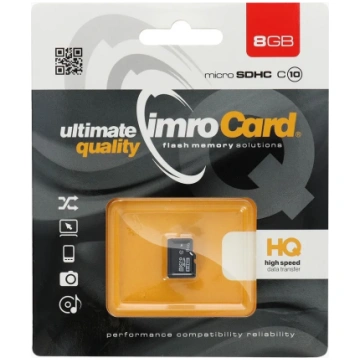 IMRO microSD memory card 8GB 100MB/s class 10 UHS-