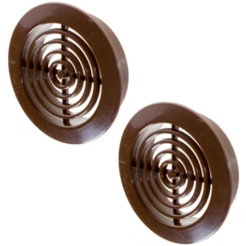 Brūna ventilācijas reste 45 mm atvērumam, 2 gab