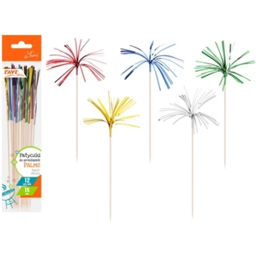 PALMS bamboo snack sticks, 12 pcs, 15 cm, 7.9 x 0.