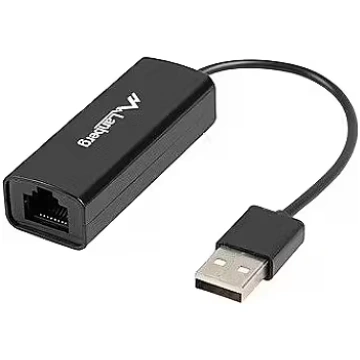 Lanberg USB-A 2.0 to RJ45 Adapter, Ethernet 100Bas