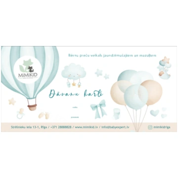 Dāvanu Karte 500 € Vērtībā mimikid giftcard500