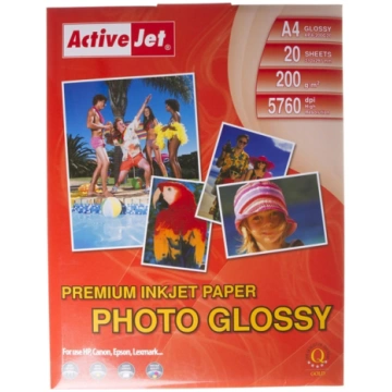 Foto papīrs ActiveJet AP4-200G20, A4