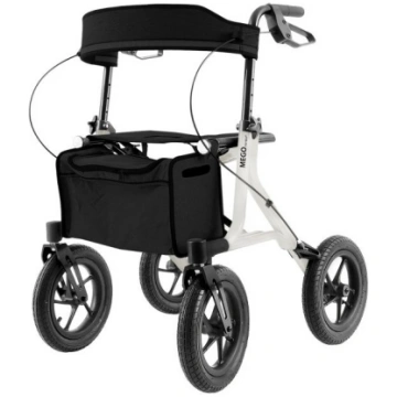 MEGO 4-riteņu saliekams rollators ar sēdekli, atst