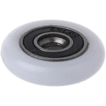 Nylon guide wheel 5x25x5mm - axis 5mm - bearing ro
