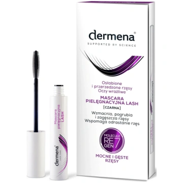 Skropstu tuša Dermena Lash Care, 10 ml, melns krās
