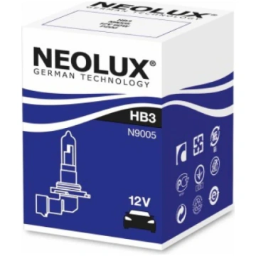 NEOLUX LEMPUTĖS HB3 12V 60W P20D 9005 Tiešsaistes 