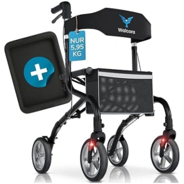 SuperLight Rollator - īpaši viegls (5,95 kg) - sal