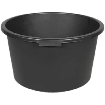 Javas kaste melna, apaļa 65L