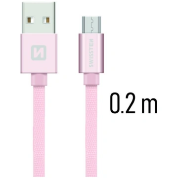 Swissten Textile Quick Charge Universal Micro USB 