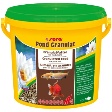 Sausais barība dīķa zivīm sera Pond Granulat 3.8 L