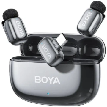Boya wireless microphone mini 2-02 USB-C, lunar si