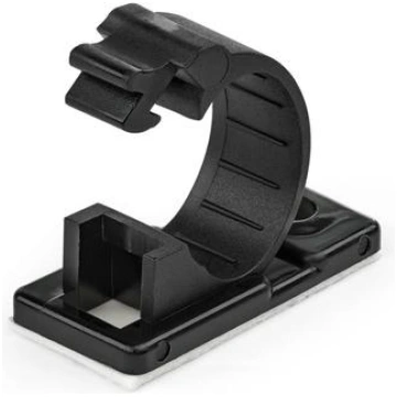 StarTech.com 100 Black Adhesive Cable Management C
